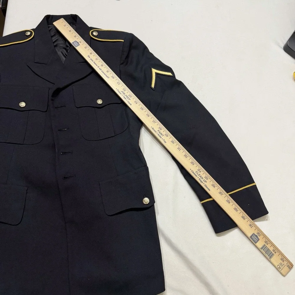 U.S. Army Dress Blue Uniform Coat‎ 36SC DeRossi & Son DSCP Blue 450 Gold Trim